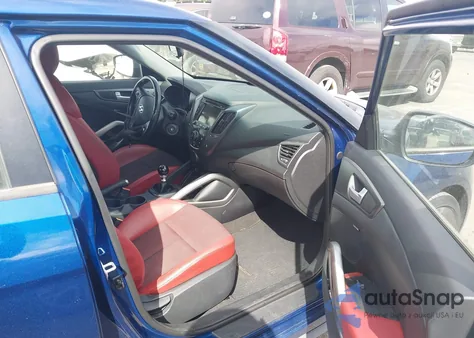 2015 Hyundai Veloster Turbo R-Spec from USA, damaged, VIN KMHTC6AE4FU244037